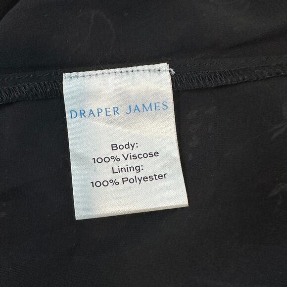 Draper James Kacey Dress Smocked Waist Faux Wrap Ruffle Flutter Floral Midi - Picture 12 of 13